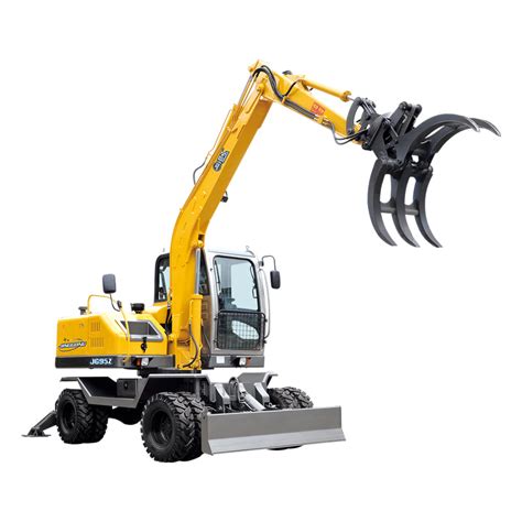 Small Claw Excavator Crane Wheel Claw Grabber Machine with 